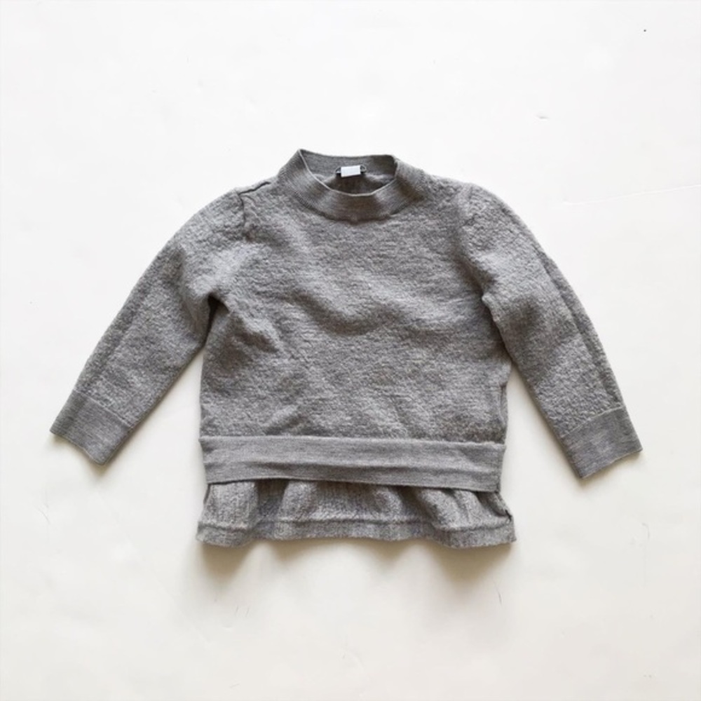 COS gray wool sweater GUC 2-4Y fits like 18-24m